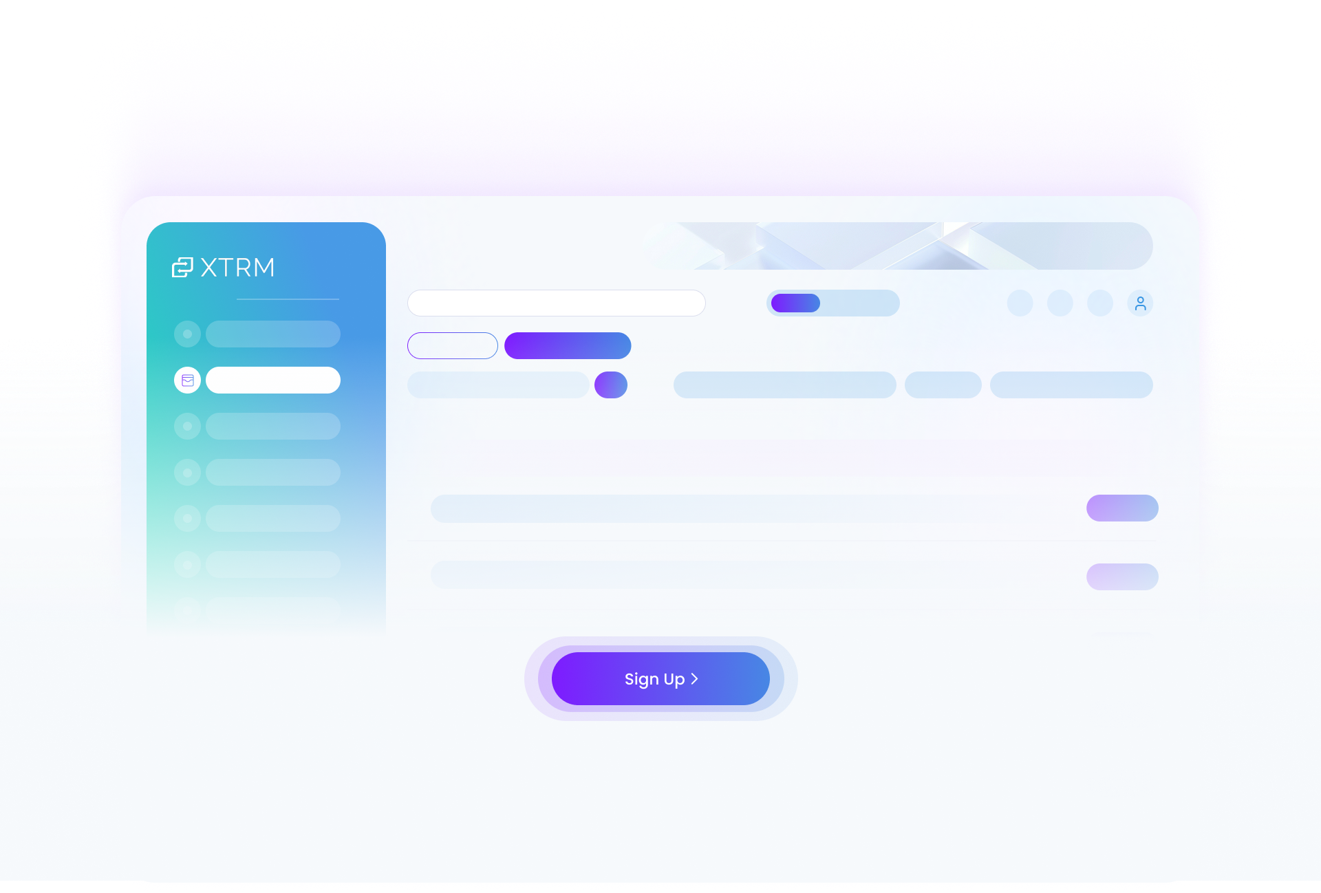 XTRM dashboard showing a mass payment being created